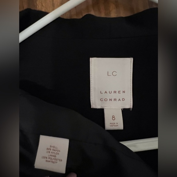 Lauren Conrad Black Blazer with Bell Sleeves Size 8 - Picture 5 of 6